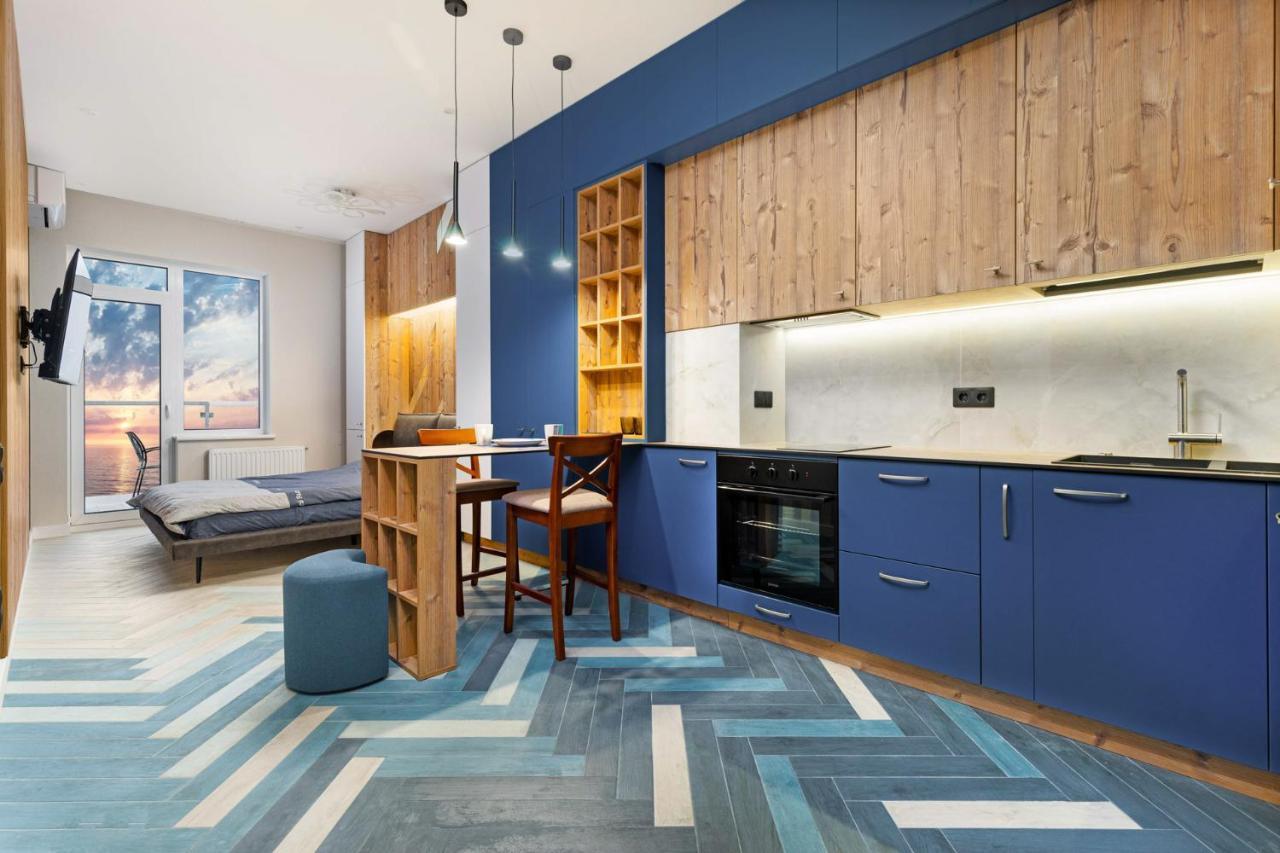 New Romantic Sea-View Studio By Odessa Beach ภายนอก รูปภาพ